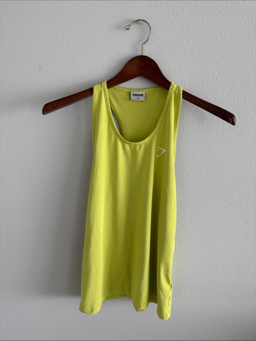 Gymshark Neon Yellow Racerback Training Tank